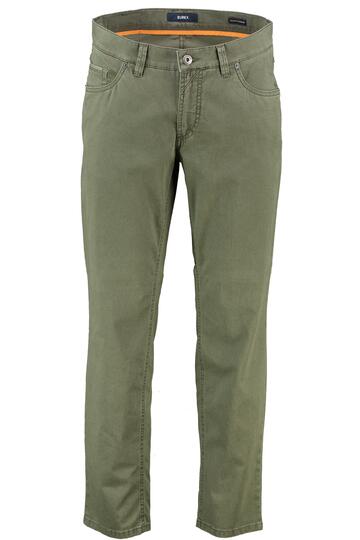 EUREX BY BRAX Five Pocket Baumwoll Hose Luke olive Regular Fit
