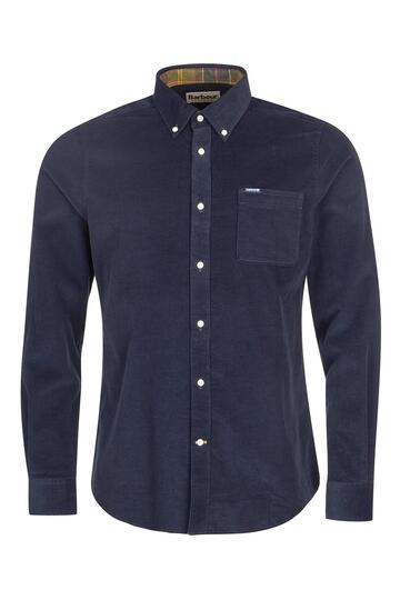 BARBOUR Hemd Ramsey navy Langarm