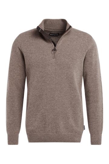 BARBOUR Pullover Holden Half Zip militar