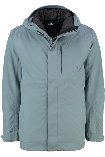 SCHOEFFEL 3in1 Jacke Tamina MNS steel grey einfarbig Regular Fit