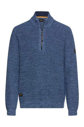 camel active Strick Troyer tinted blue Regular Fit