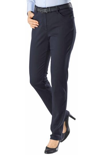 BRAX Winter-Dream-Hose Mary marine Slim Fit in angerauter  Qualit�t