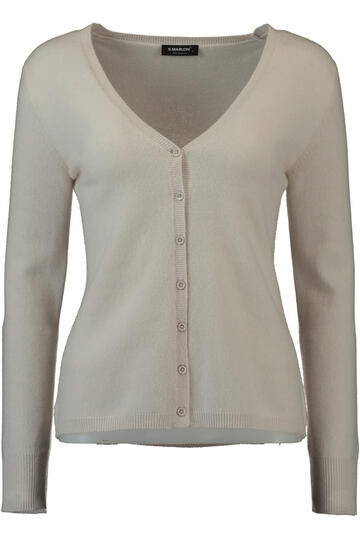 S.MARLON Cashmere Strickjacke natur