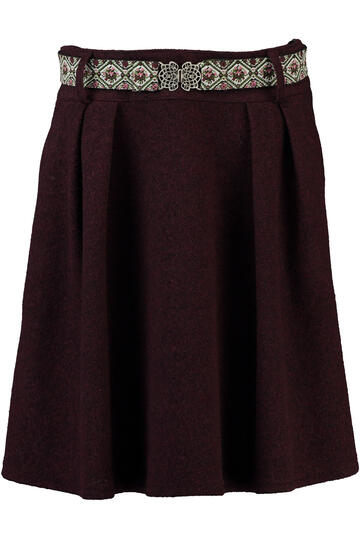 h.moser Walk-Rock im Jacquardmuster bordeaux