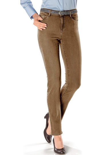 BRAX Jeans Mary sand Slim Fit 5-Pocket-Form