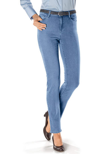BRAX Jeans Mary hellblau Slim Fit 5-Pocket-Form