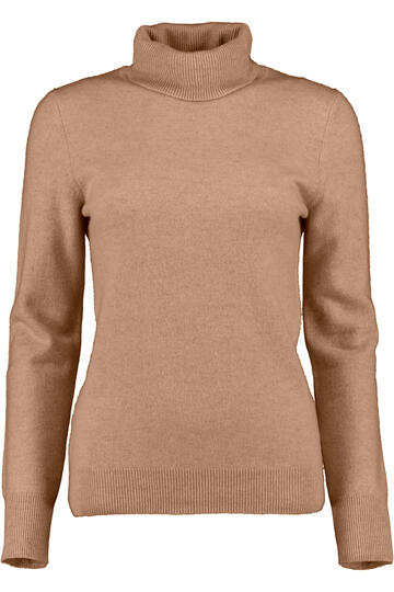 S.MARLON Rollkragen Pullover caramel aus hochwertigem Cashmere