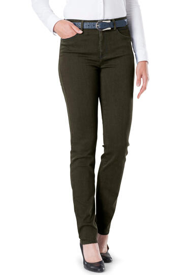 BRAX Jeans Shakira oliv Skinny Fit Free to move Super Stretch Denim