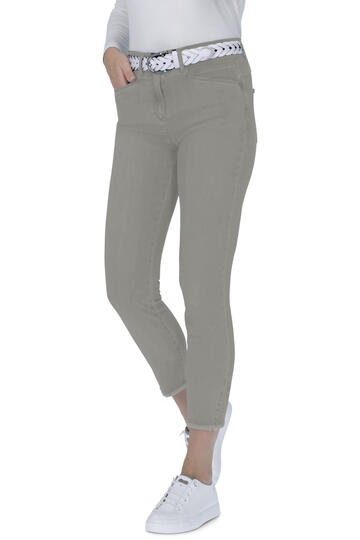 RAPHAELA BY BRAX 6/8 Jeans Luca khaki in Super-Dynamic-Stretch Qualit�t
