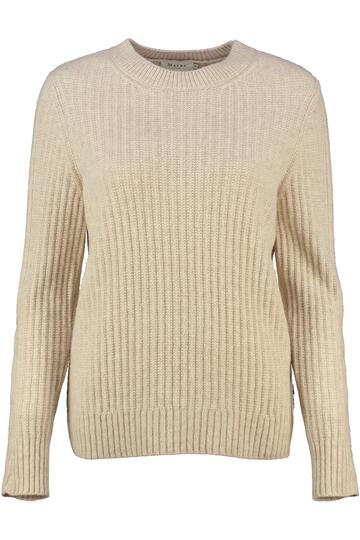 MAERZ Pullover natur  im Rippstrick