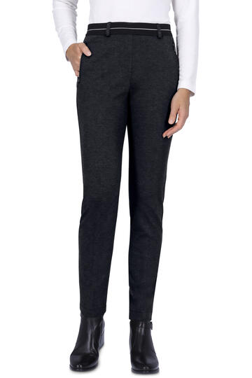 RAPHAELA BY BRAX Jersey-Hose Lillyth schwarz Slim Fit