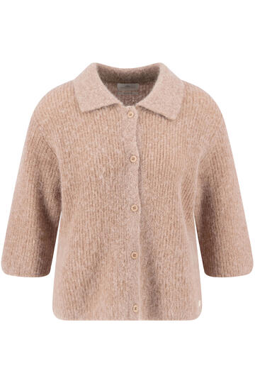 FYNCH HATTON Strickjacke cappuccino 3/4-Arm