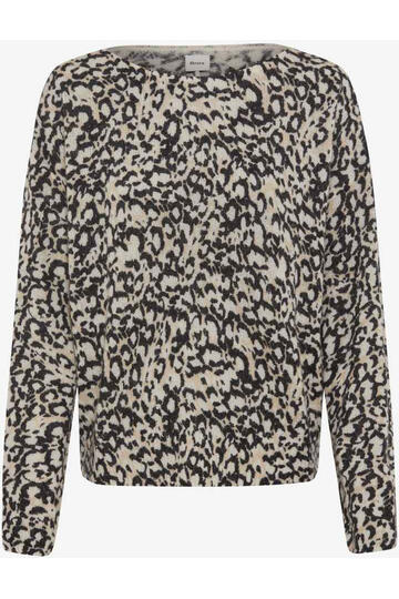 BRAX Pullover Lisa canvas gemustert