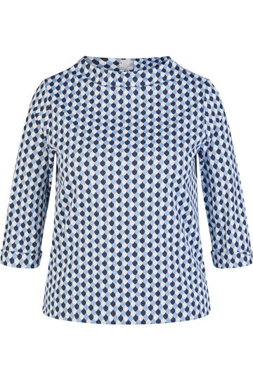 RABE Shirt pastellblau gemustert 3/4-Arm