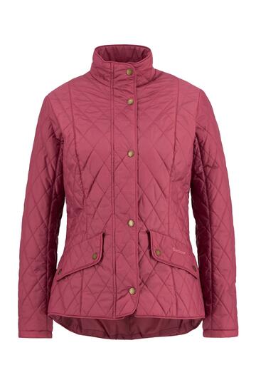 BARBOUR Steppjacke Flyweight Cavalry wildberry