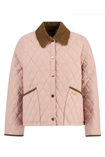BARBOUR Steppjacke Icons Cropped Liddesdale rosa