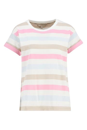 BARBOUR Shirt Lyndale rosa gestreift