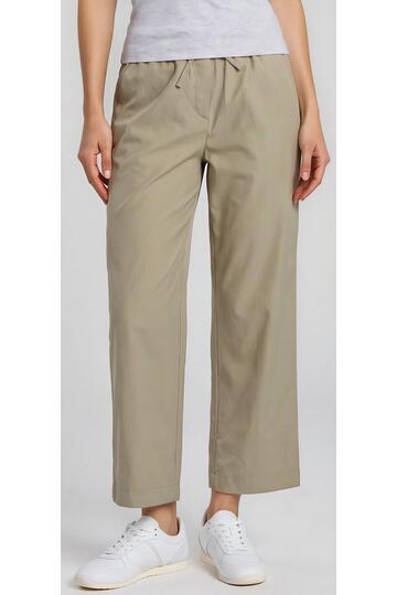 BRAX 6/8 Culotte-Hose Maine soft greige-beige Wide Fit in Premium-Qualit�t