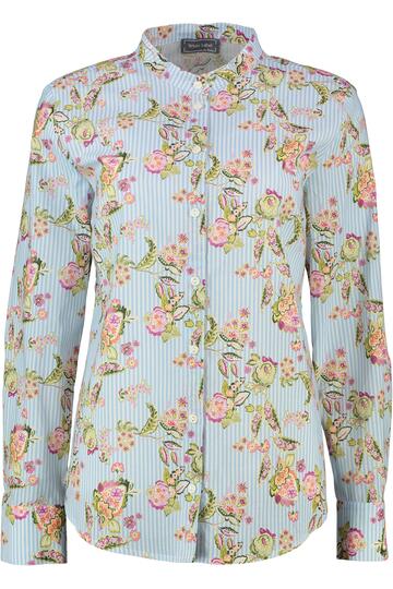 WHITE LABEL Bluse hellblau gestreift