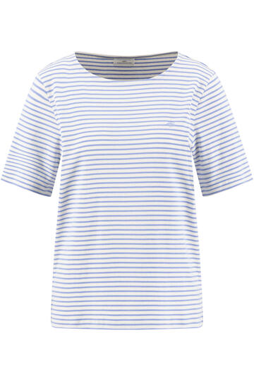 FYNCH HATTON Shirt cornflower blue gestreift