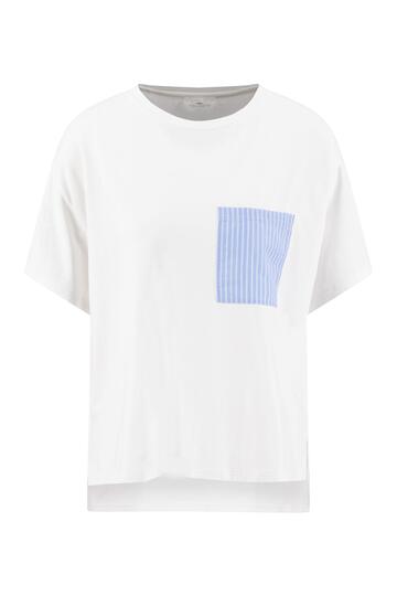 FYNCH HATTON Shirt White-blau