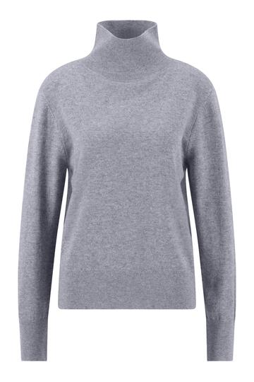FYNCH HATTON Rollkragen-Pullover grey melange