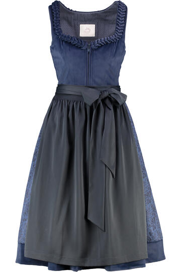 DEISER TRACHTEN Midi Dirndl marine Jasmina ( 70 cm )