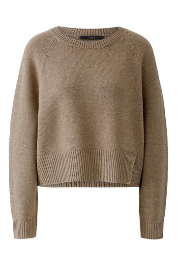 OUI Pullover taupe melange