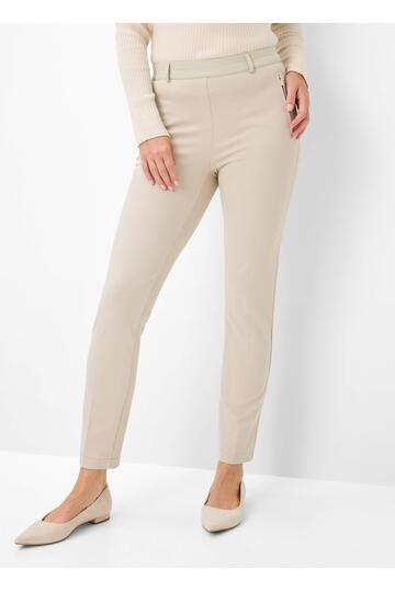 RAPHAELA BY BRAX Jersey-Hose Lillyth ecru Slim Fit