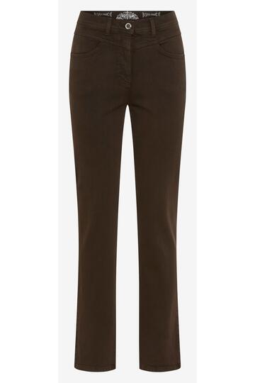 RAPHAELA BY BRAX Jeans Laura braun Slim Fit mit Magic-Dehnbund