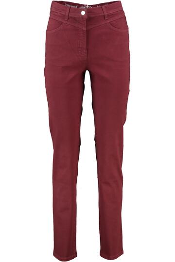 RAPHAELA BY BRAX Jeans Laura burgundy Slim Fit mit Magic-Dehnbund