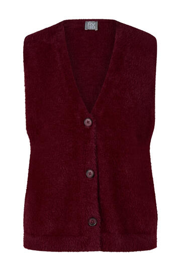 RABE Strickweste merlot