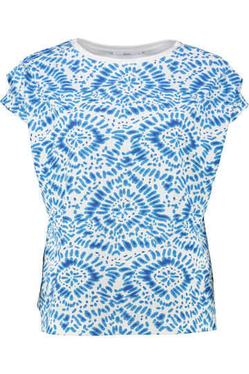 BRAX Shirt Caelen Blau gemustert im graphischen Dessin