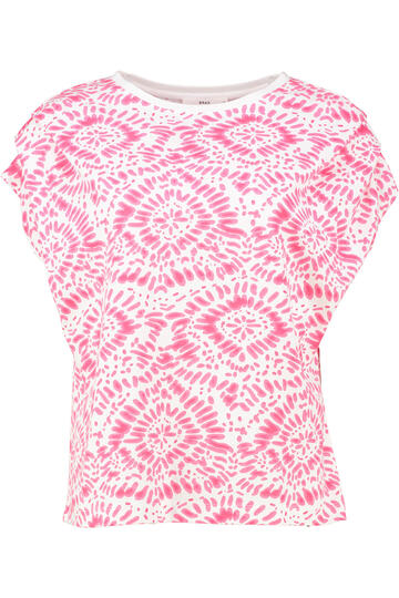 BRAX Shirt Caelen Pink gemustert im graphischen Dessin