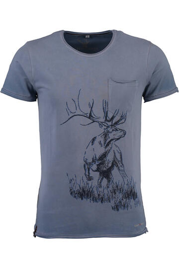 SPIETH & WENSKY T-Shirt Hammet blau