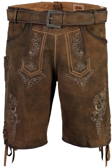 MADDOX Ledershorts Friedolin kiesel