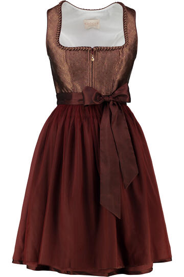 KR�GER COLLECTION Mini Dirndl braun Tamika