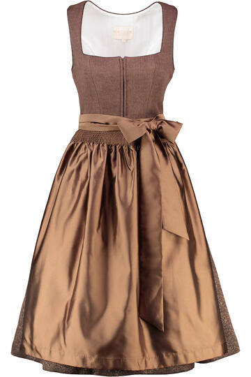 KR�GER COLLECTION Midi Dirndl braun Elorinae (70 cm)