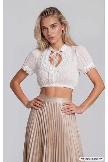 KR�GER MADL Dirndlbluse Lisa ecru
