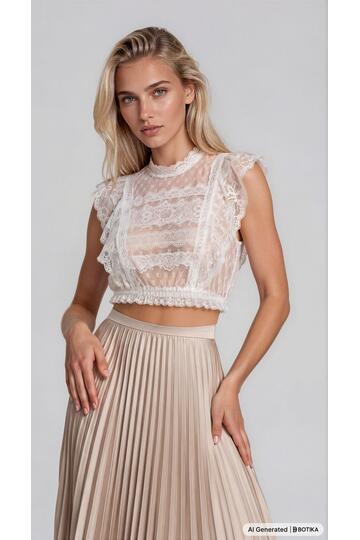 KR�GER MADL Dirndlbluse Malea ecru