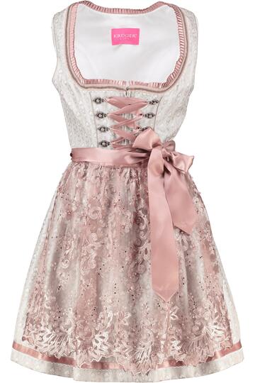 KR�GER MADL Mini Dirndl natur Paisleymuster