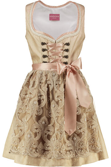 KR�GER MADL Dirndl beige Paisleymuster Evilina