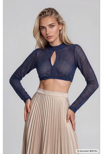 KR�GER MADL Dirndlbluse marine Granita