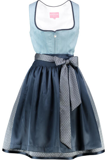KR�GER MADL Mini Dirndl blau Dena (60cm)