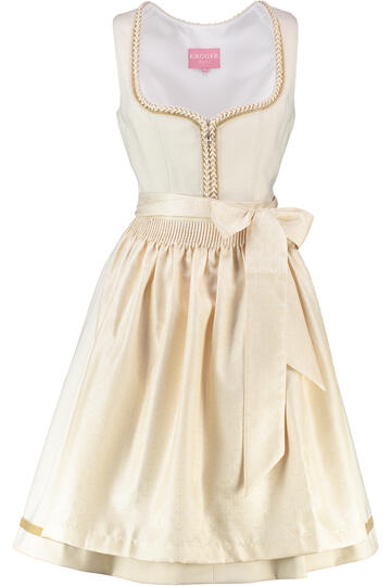 KR�GER MADL Mini Dirndl beige Soleil 60er