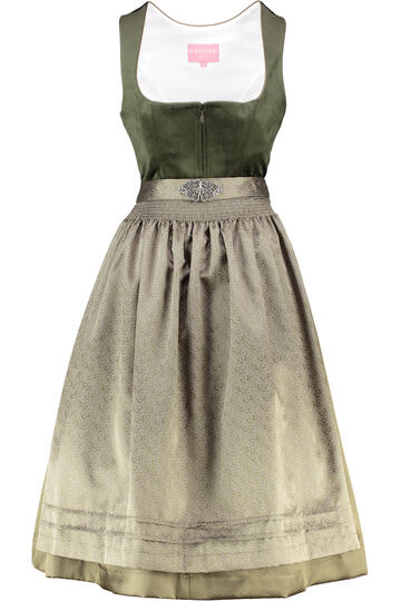KR�GER MADL Midi Dirndl dunkelgr�n Aurela (70 cm)
