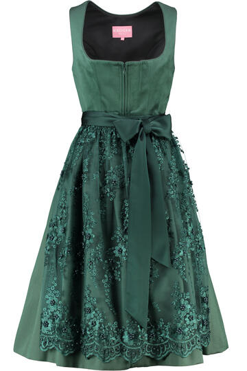 KR�GER MADL Midi Dirndl dunkelgr�n Lovira (70 cm)