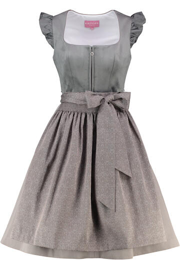 KR�GER MADL Mini Dirndl grau Tisha (60 cm)