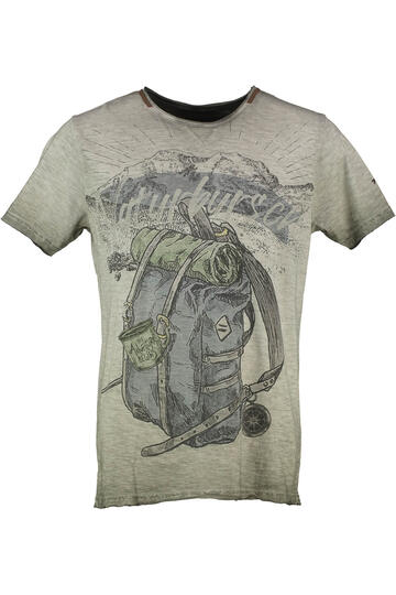 HANGOWEAR T-Shirt Quinn oliv Printmotiv