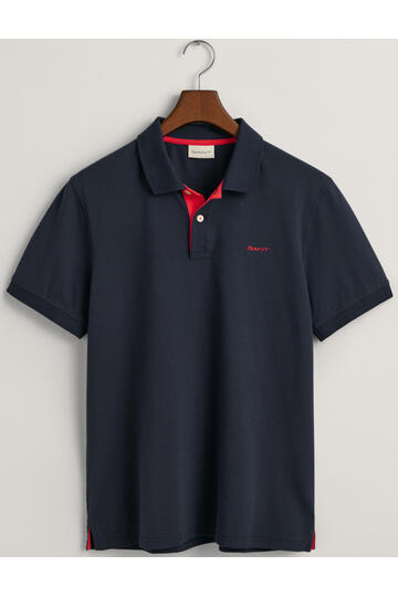 GANT Pique`Polo Shirt evening blue Regular Fit